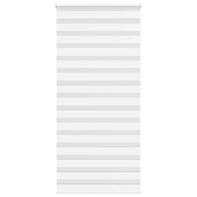 Vidaxl zebra rolgordijn 95x230 cm stofbreedte 90,9 cm polyester wit