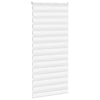 Vidaxl zebra rolgordijn 95x230 cm stofbreedte 90,9 cm polyester wit