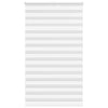 Vidaxl zebra rolgordijn 120x230 cm stofbreedte 115,9cm polyester wit