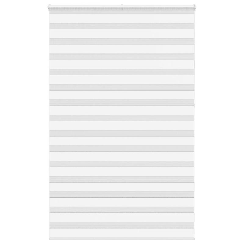 Vidaxl zebra rolgordijn 140x230 cm stofbreedte 135,9cm polyester wit