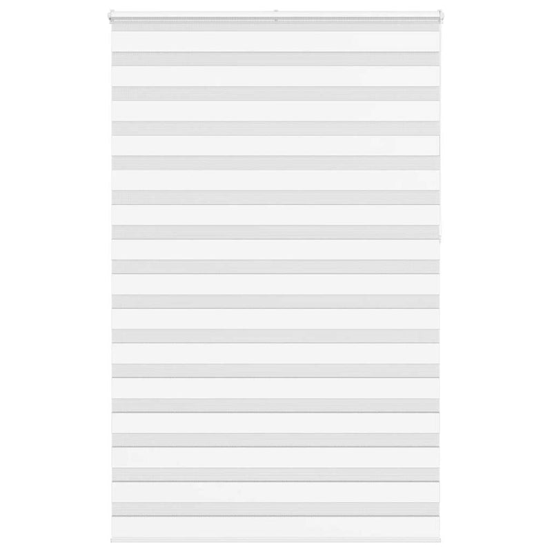 Vidaxl zebra rolgordijn 145x230 cm stofbreedte 140,9cm polyester wit