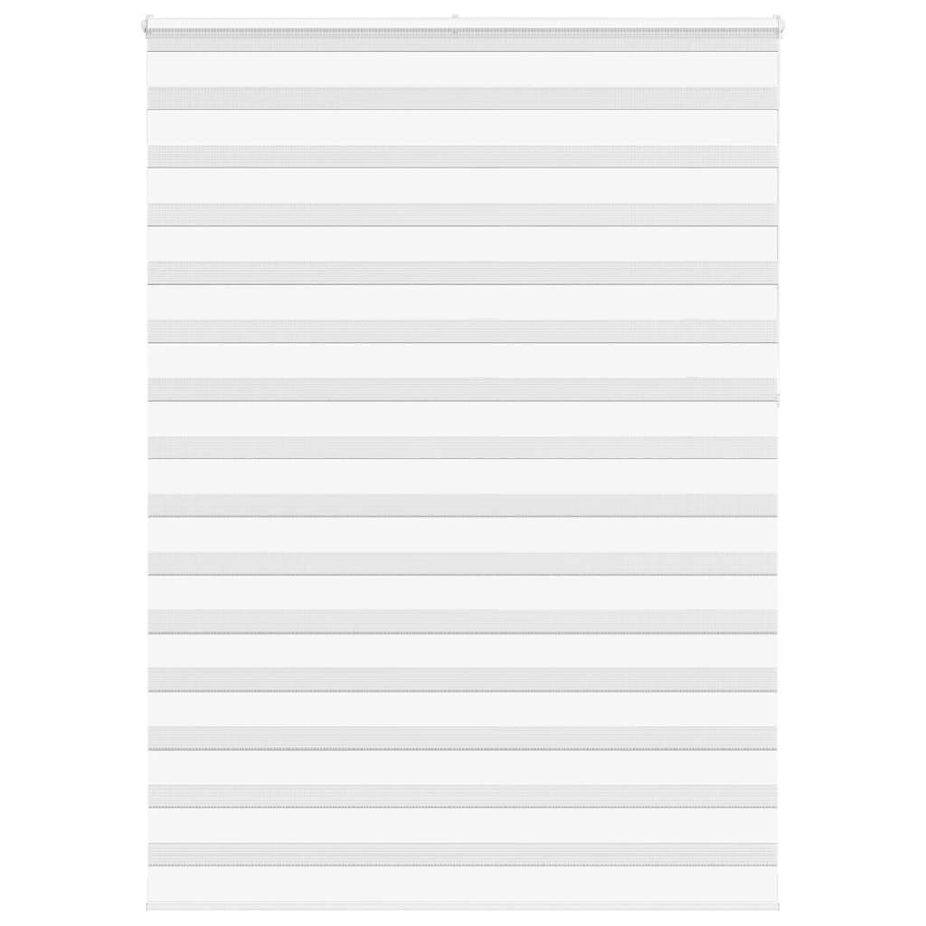 Vidaxl zebra rolgordijn 160x230 cm stofbreedte 155,9cm polyester wit