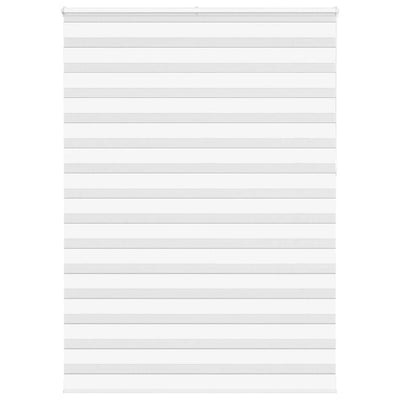 Vidaxl zebra rolgordijn 160x230 cm stofbreedte 155,9cm polyester wit