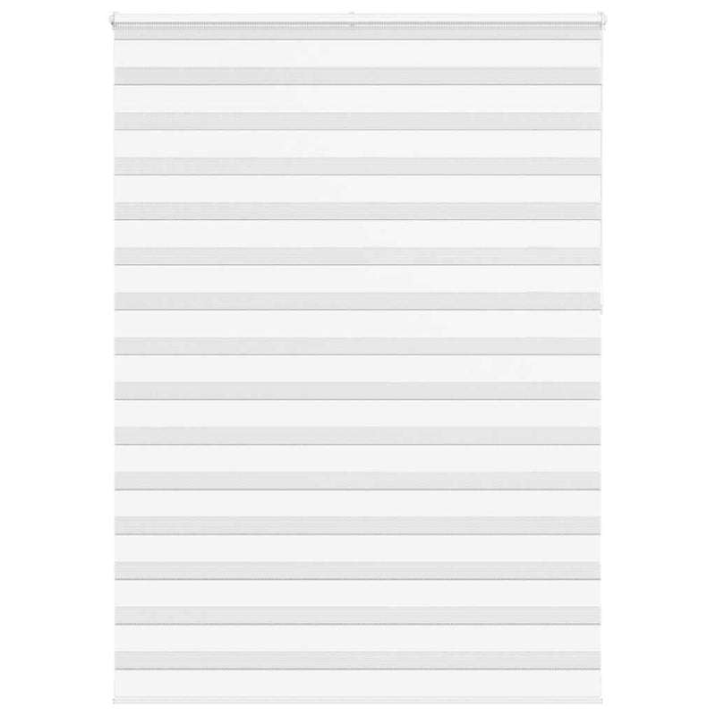 Vidaxl zebra rolgordijn 165x230 cm stofbreedte 160,9cm polyester wit