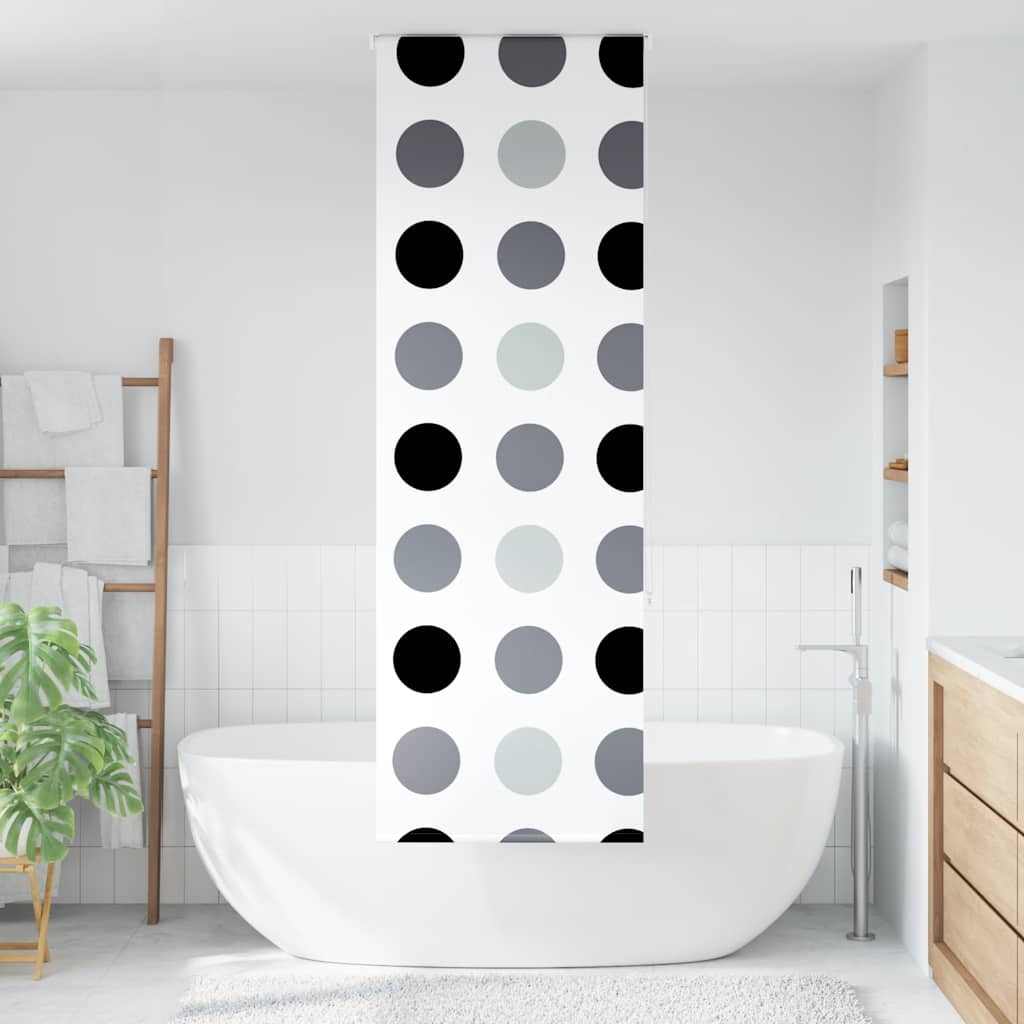Vidaxl doucherolgordijn 60x240 cm stofbreedte 56 cm
