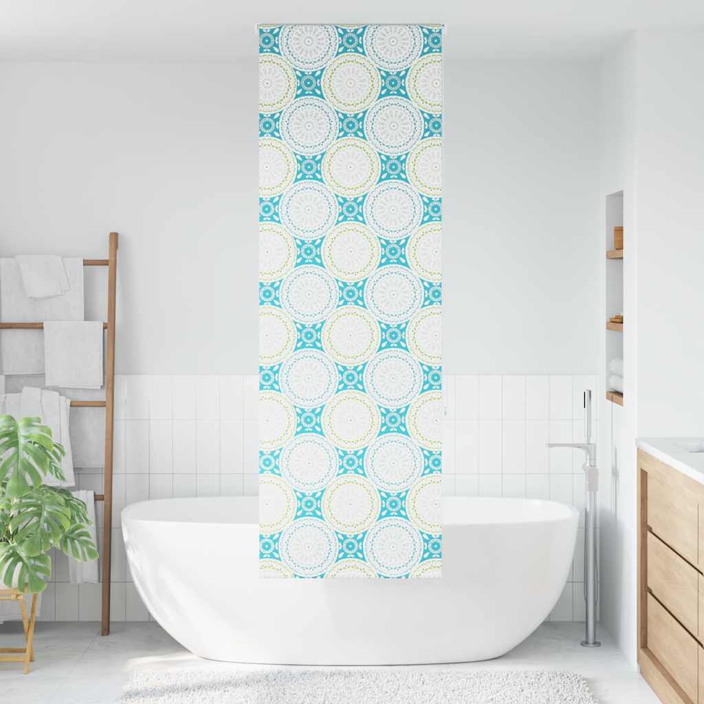 Vidaxl doucherolgordijn 80x240 cm stofbreedte 76 cm