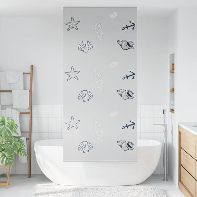 Vidaxl doucherolgordijn 100x240 cm stofbreedte 96 cm