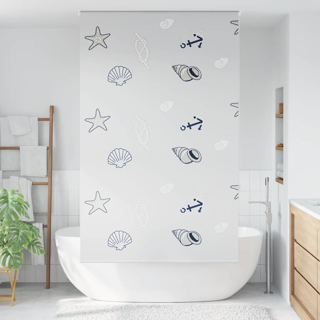 Vidaxl doucherolgordijn 140x240 cm stofbreedte 136 cm