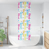 Vidaxl doucherolgordijn 80x240 cm stofbreedte 76 cm