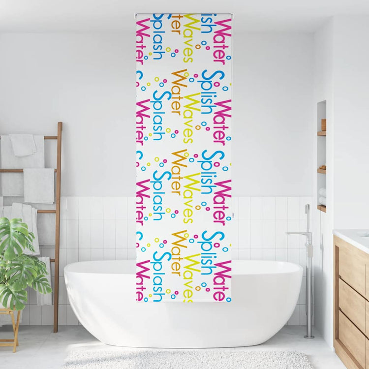 Vidaxl doucherolgordijn 80x240 cm stofbreedte 76 cm