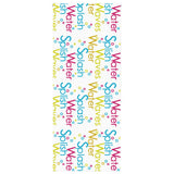 Vidaxl doucherolgordijn 100x240 cm stofbreedte 96 cm - afbeelding 1