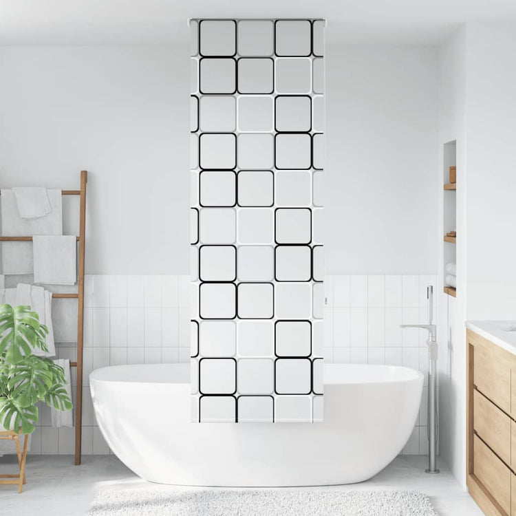 Vidaxl doucherolgordijn 60x240 cm stofbreedte 56 cm