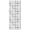 Vidaxl doucherolgordijn 100x240 cm stofbreedte 96 cm