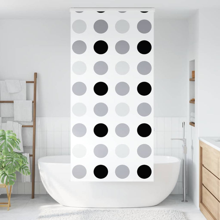 Vidaxl doucherolgordijn met cassette 110x240 cm stofbreedte 106 cm