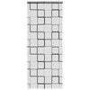Vidaxl doucherolgordijn met cassette 90x240 cm stofbreedte 86 cm