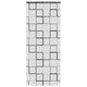 Vidaxl doucherolgordijn met cassette 90x240 cm stofbreedte 86 cm
