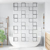 Vidaxl doucherolgordijn met cassette 130x240 cm stofbreedte 126 cm