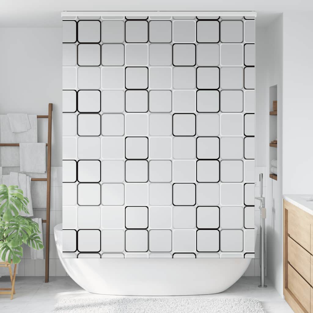 Vidaxl doucherolgordijn met cassette 150x240 cm stofbreedte 146 cm