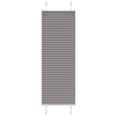 Vidaxl plissé rolgordijn 40x100 cm stofbreedte 39,4 cm antraciet