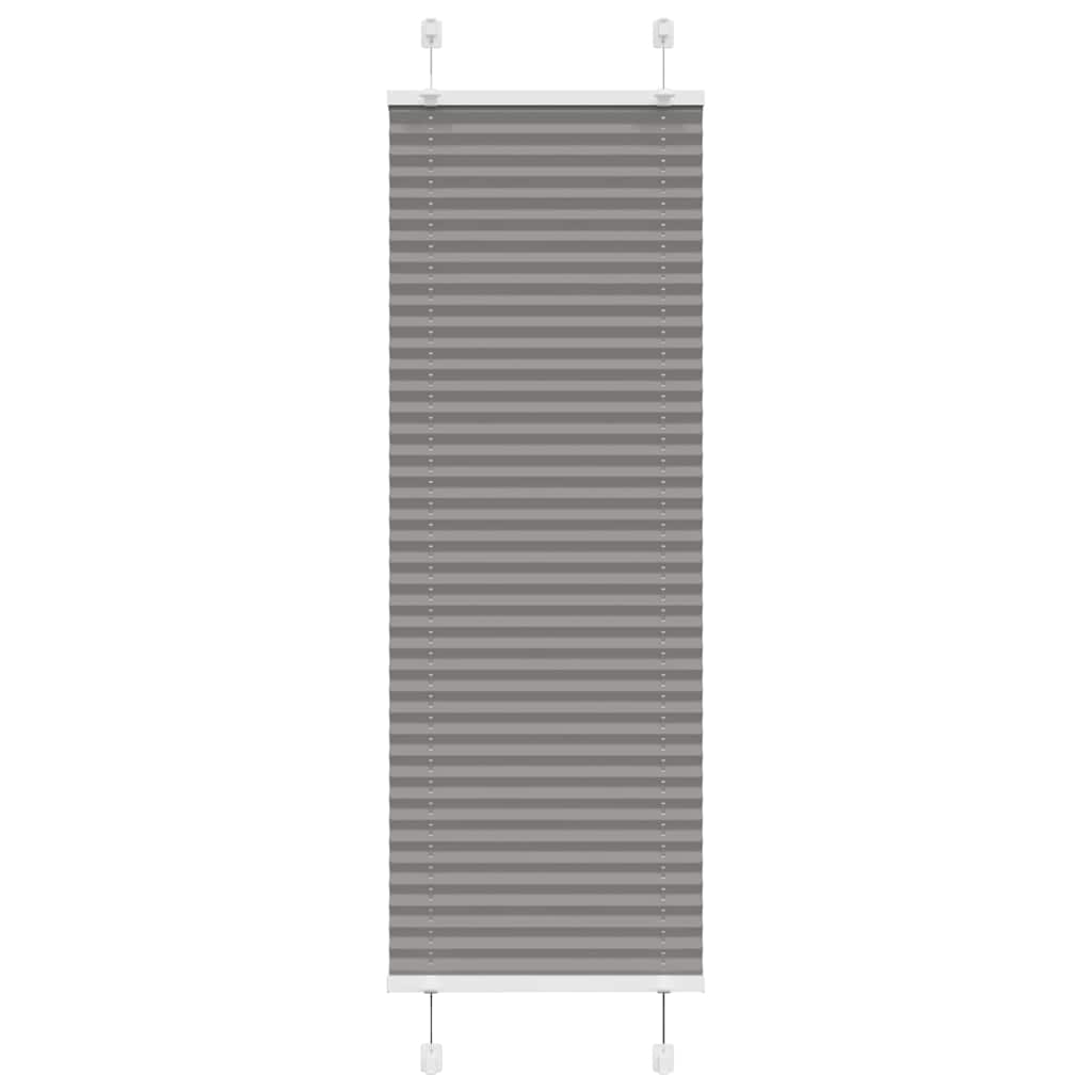 Vidaxl plissé rolgordijn 45x100 cm stofbreedte 44,4 cm antraciet