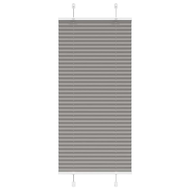 Vidaxl plissé rolgordijn 55x100 cm stofbreedte 54,4 cm antraciet