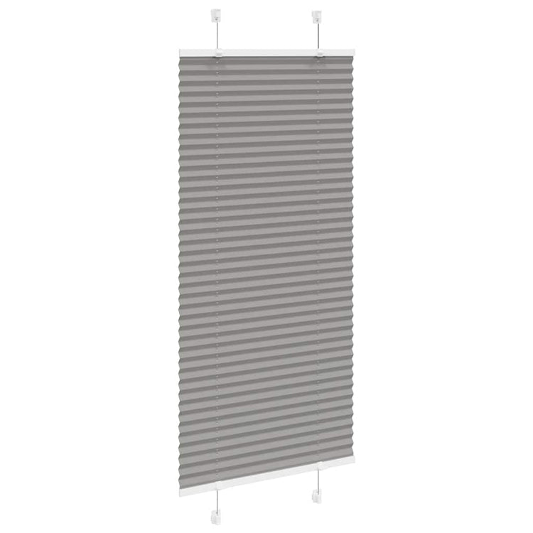 Vidaxl plissé rolgordijn 55x100 cm stofbreedte 54,4 cm antraciet
