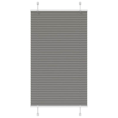 Vidaxl plissé rolgordijn 70x100 cm stofbreedte 69,4 cm antraciet