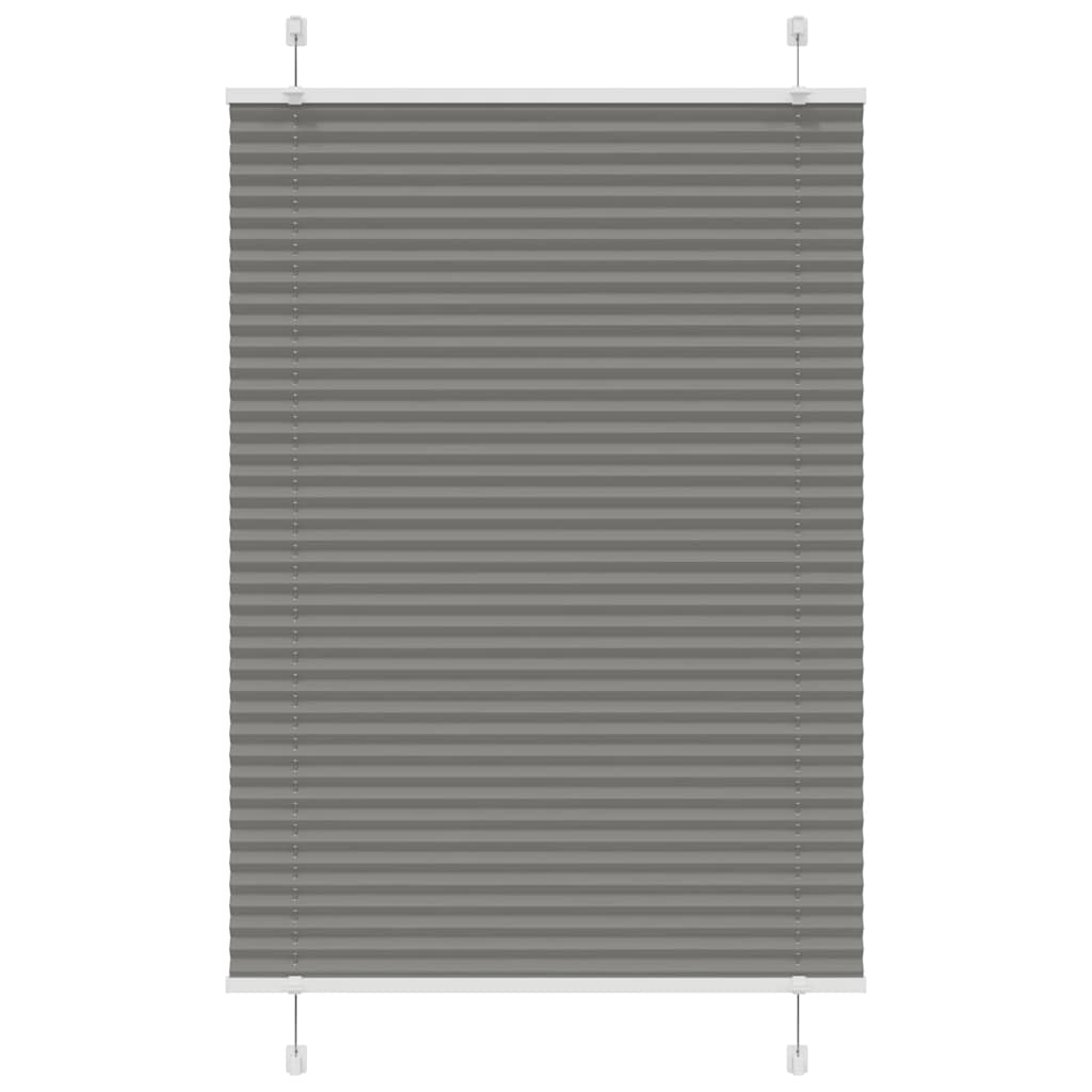 Vidaxl plissé rolgordijn 90x100 cm stofbreedte 89,4 cm antraciet