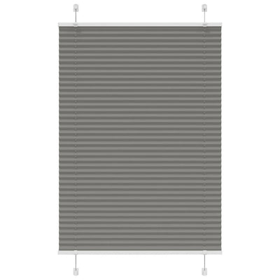 Vidaxl plissé rolgordijn 95x100 cm stofbreedte 94,4 cm antraciet