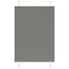Vidaxl plissé rolgordijn 100x100 cm stofbreedte 99,4 cm antraciet