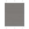 Vidaxl plissé rolgordijn 110x100 cm stofbreedte 109,4 cm antraciet
