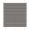 Vidaxl plissé rolgordijn 115x100 cm stofbreedte 114,4 cm antraciet