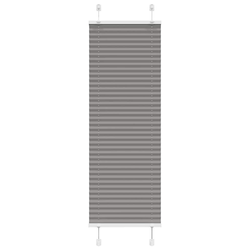 Vidaxl plissé rolgordijn 45x150 cm stofbreedte 44,4 cm antraciet