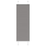 Vidaxl plissé rolgordijn 45x150 cm stofbreedte 44,4 cm antraciet - afbeelding 1