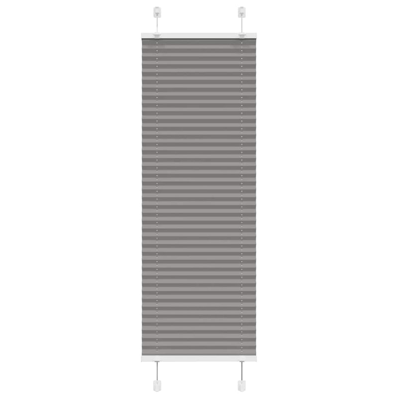 Vidaxl plissé rolgordijn 45x150 cm stofbreedte 44,4 cm antraciet