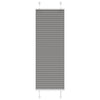 Vidaxl plissé rolgordijn 50x150 cm stofbreedte 49,4 cm antraciet