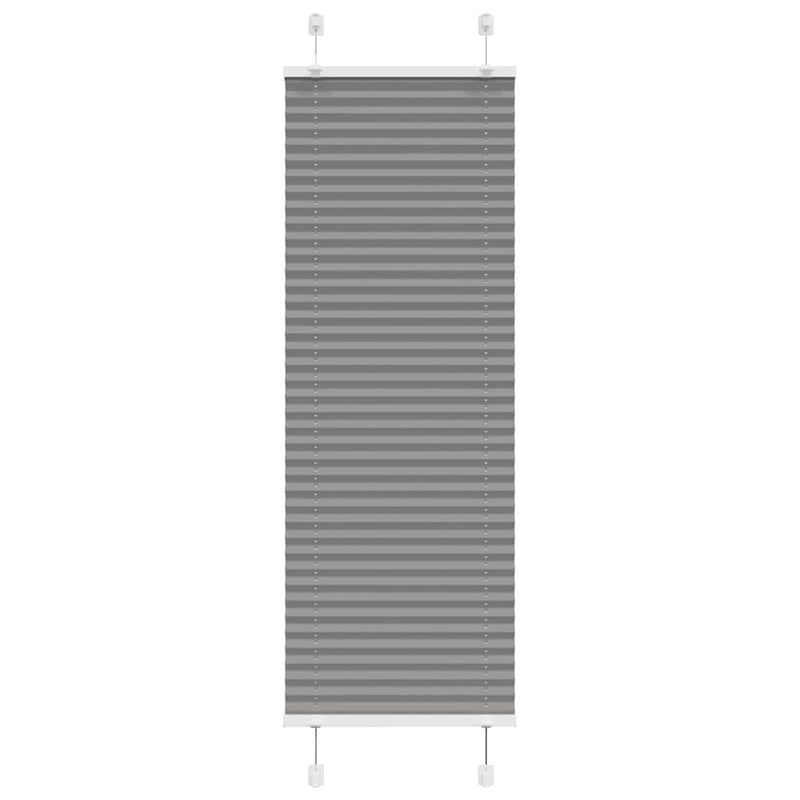 Vidaxl plissé rolgordijn 50x150 cm stofbreedte 49,4 cm antraciet