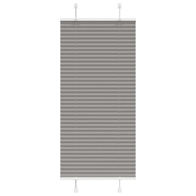 Vidaxl plissé rolgordijn 55x150 cm stofbreedte 54,4 cm antraciet