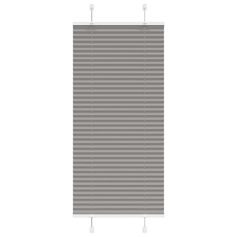 Vidaxl plissé rolgordijn 55x150 cm stofbreedte 54,4 cm antraciet