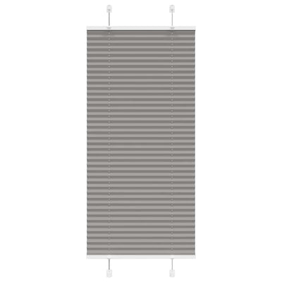 Vidaxl plissé rolgordijn 65x150 cm stofbreedte 64,4 cm antraciet
