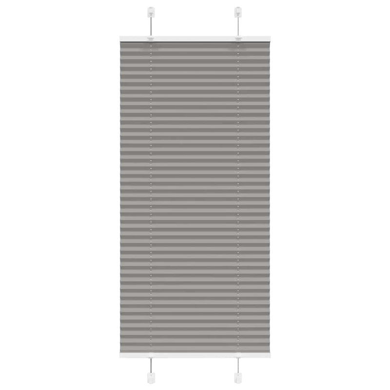 Vidaxl plissé rolgordijn 65x150 cm stofbreedte 64,4 cm antraciet