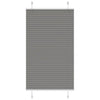 Vidaxl plissé rolgordijn 70x150 cm stofbreedte 69,4 cm antraciet