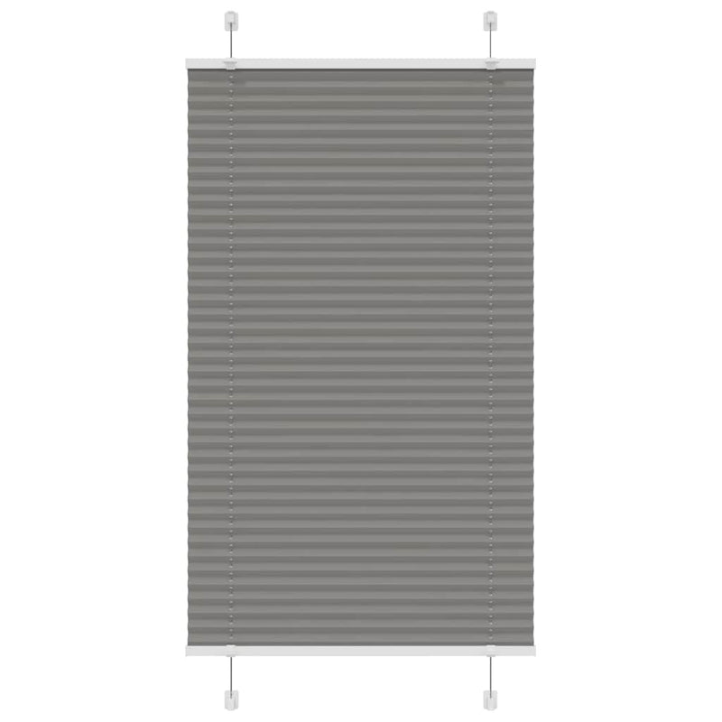 Vidaxl plissé rolgordijn 70x150 cm stofbreedte 69,4 cm antraciet
