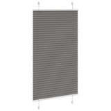 Vidaxl plissé rolgordijn 70x150 cm stofbreedte 69,4 cm antraciet - afbeelding 3