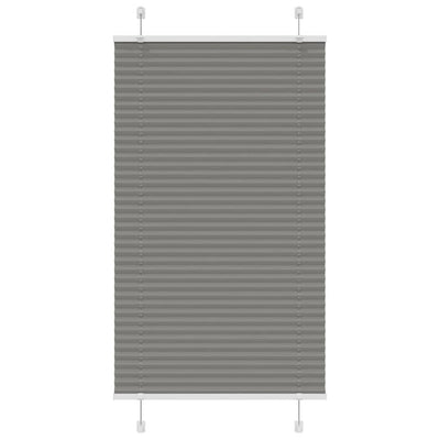 Vidaxl plissé rolgordijn 75x150 cm stofbreedte 74,4 cm antraciet