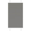 Vidaxl plissé rolgordijn 80x150 cm stofbreedte 79,4 cm antraciet