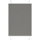 Vidaxl plissé rolgordijn 95x150 cm stofbreedte 94,4 cm antraciet