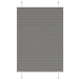 Vidaxl plissé rolgordijn 100x150 cm stofbreedte 99,4 cm antraciet