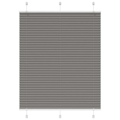 Vidaxl plissé rolgordijn 110x150 cm stofbreedte 109,4 cm antraciet