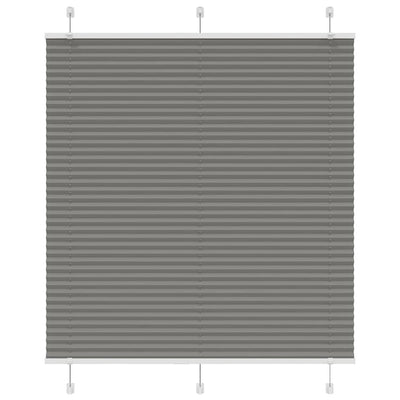 Vidaxl plissé rolgordijn 115x150 cm stofbreedte 114,4 cm antraciet
